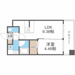 プレジオ難波EUROの物件間取画像